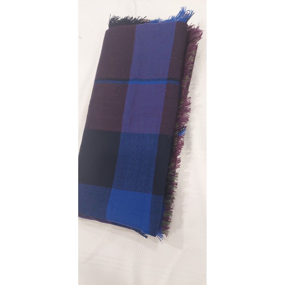 Beautiful Vintage Avon Thin Acrylic Purple Square Scarf 1989 West Germany 44x44
